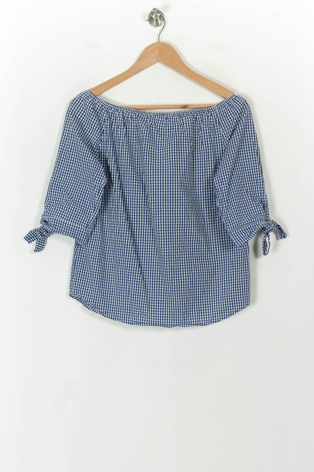 Blouse Bleue et Blanche - Taille M/38 de la marque La Fée Maraboutée | PARAD120230 - Vendu par Paradigme - Image 5