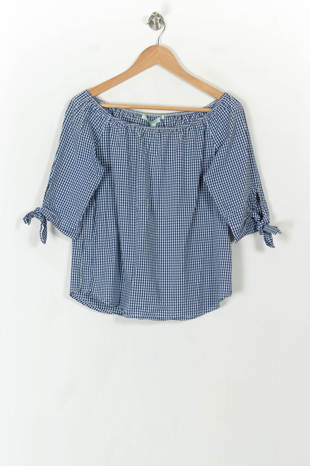 Blouse Bleue et Blanche - Taille M/38 de la marque La Fée Maraboutée | PARAD120230 - Vendu par Paradigme - Image 2