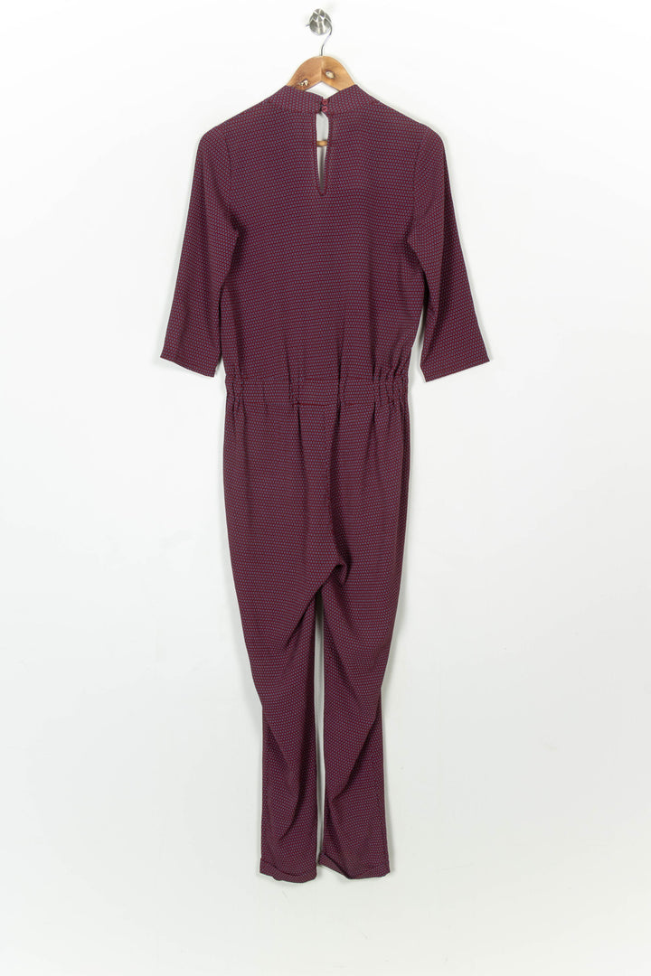 Combinaison Bordeaux - Taille S/36 de la marque La Fée Maraboutée | PARAD120239 - Vendu par Paradigme - Image 5