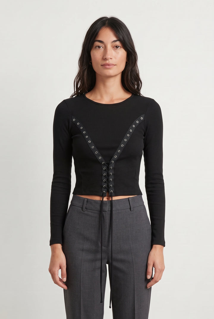 Pull Noir - Taille S/36 de la marque Caroll | PARAD120244 - Vendu par Paradigme - Image 1