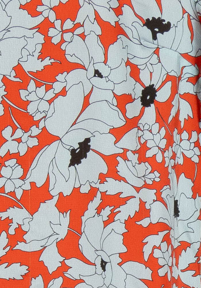 Robe Orange et Bleue - Taille S/36 de la marque La Fée Maraboutée | PARAD120251 - Vendu par Paradigme - Image 3