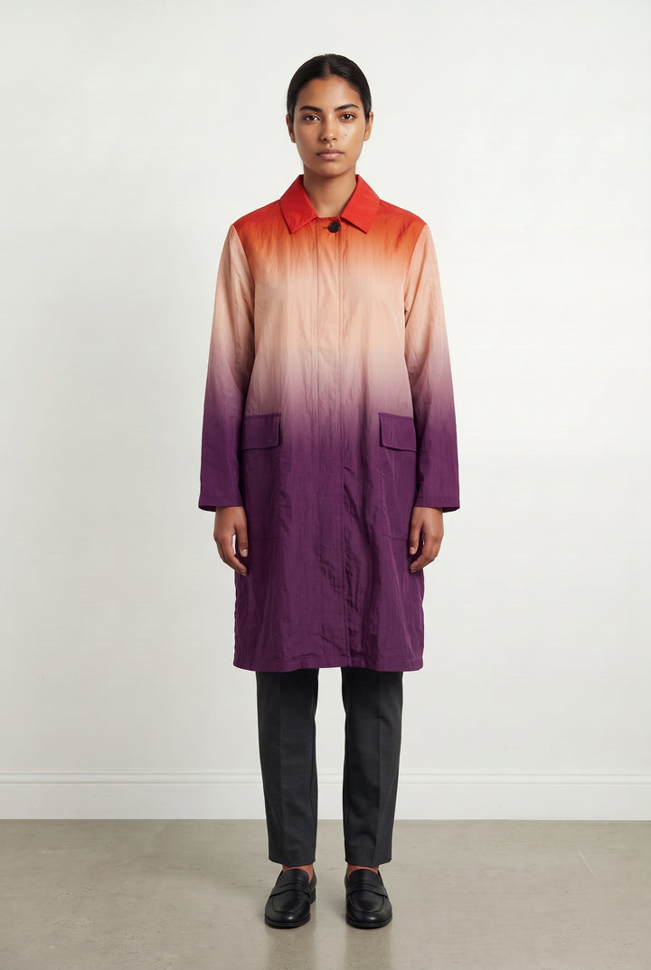 Imperméable Rouge et Violet - Taille L/40 de la marque Léon &amp; Harper | PARAD120256 - Vendu par Paradigme - Image 1