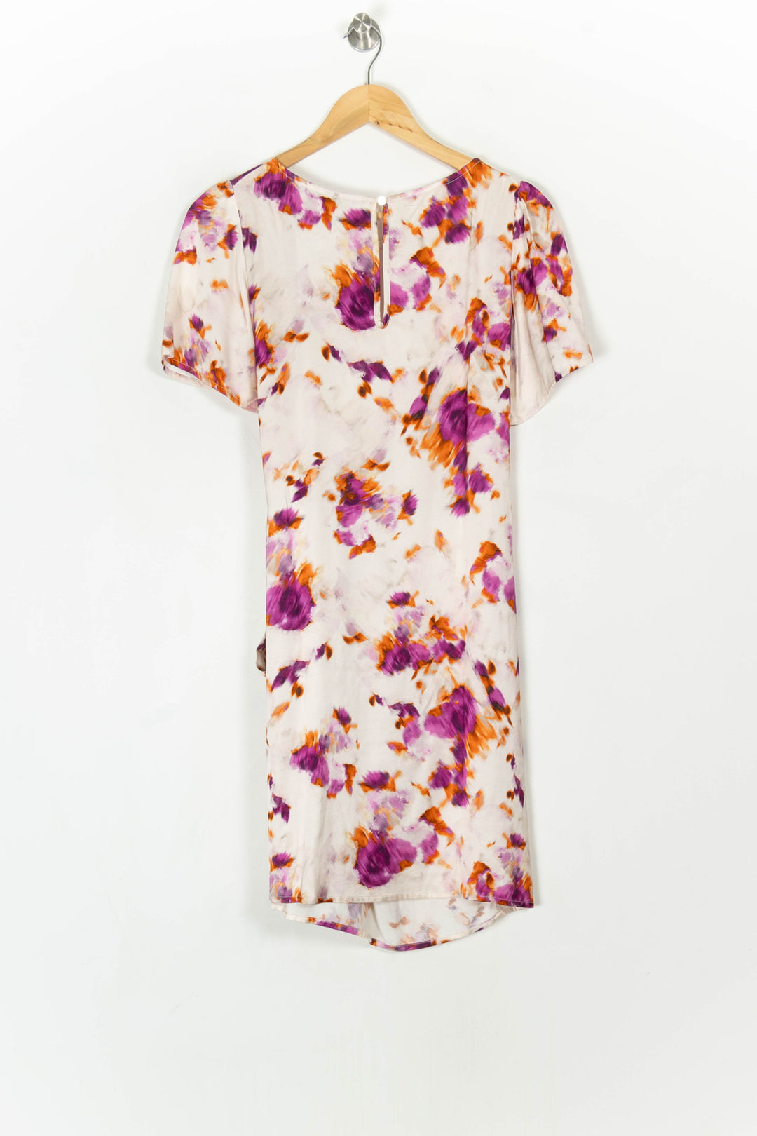 Robe Blanche et Violette - Taille M/38 de la marque La Fée Maraboutée | PARAD120257 - Vendu par Paradigme - Image 5