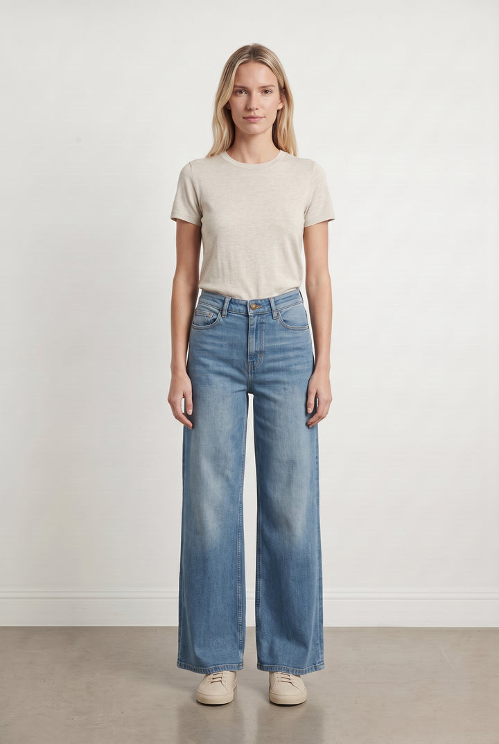 Jean Large Bleu - Taille XS/34 de la marque Sud express | PARAD120258 - Vendu par Paradigme - Image 1
