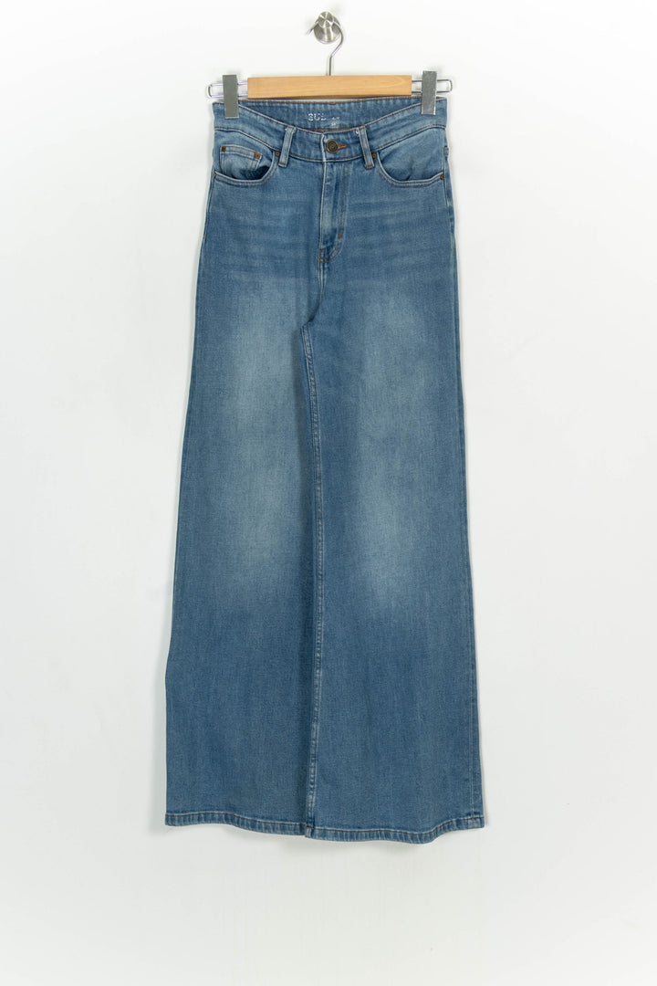 Jean Large Bleu - Taille XS/34 de la marque Sud express | PARAD120258 - Vendu par Paradigme - Image 2