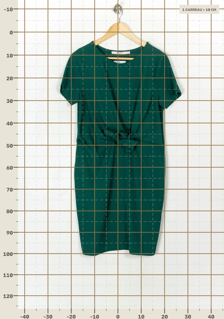 Robe Verte - Taille M/38 de la marque La Fée Maraboutée | PARAD120260 - Vendu par Paradigme - Image 4