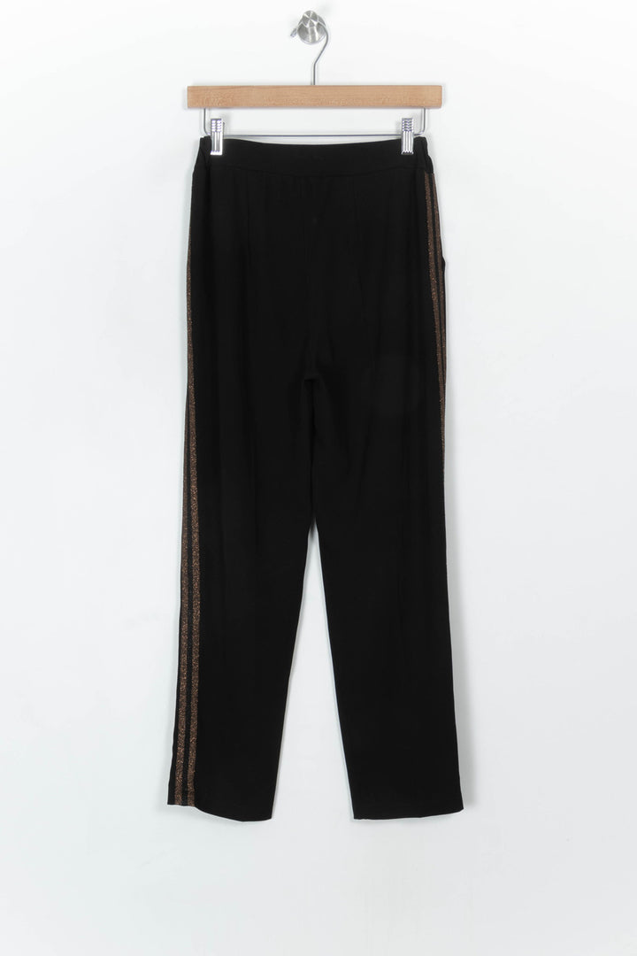 Pantalon Noir et Doré - Taille S/36 de la marque La Fée Maraboutée | PARAD120261 - Vendu par Paradigme - Image 5
