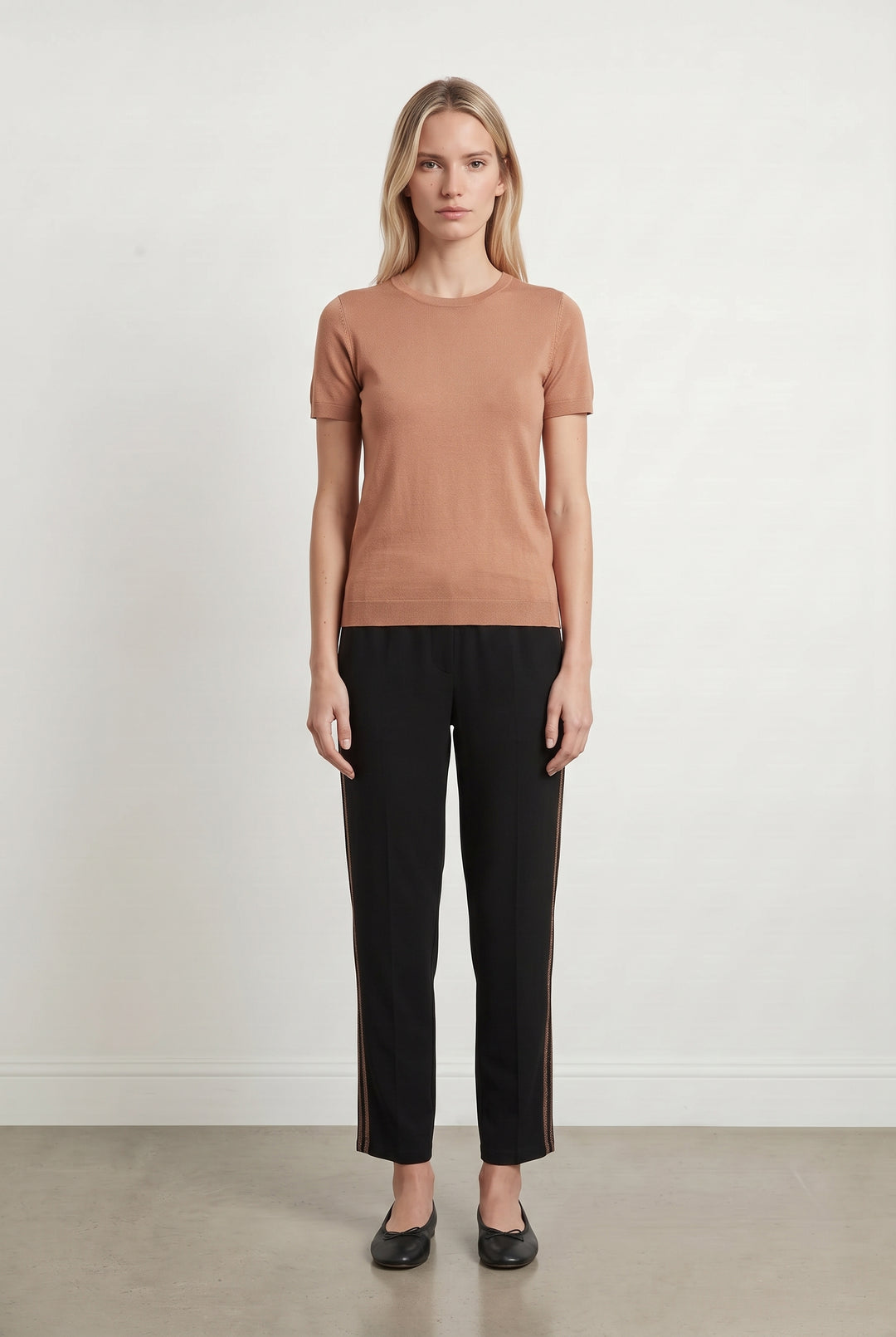 Pantalon Noir et Doré - Taille S/36 de la marque La Fée Maraboutée | PARAD120261 - Vendu par Paradigme - Image 1