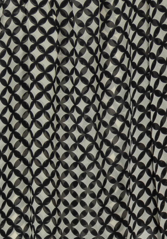 Blouse Noire et Blanche - Taille S/36 de la marque La Fée Maraboutée | PARAD120263 - Vendu par Paradigme - Image 3