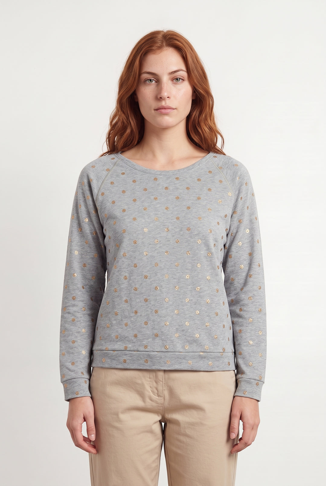 Sweat Gris et Doré - Taille S/36 de la marque La Petite Etoile | PARAD120267 - Vendu par Paradigme - Image 1