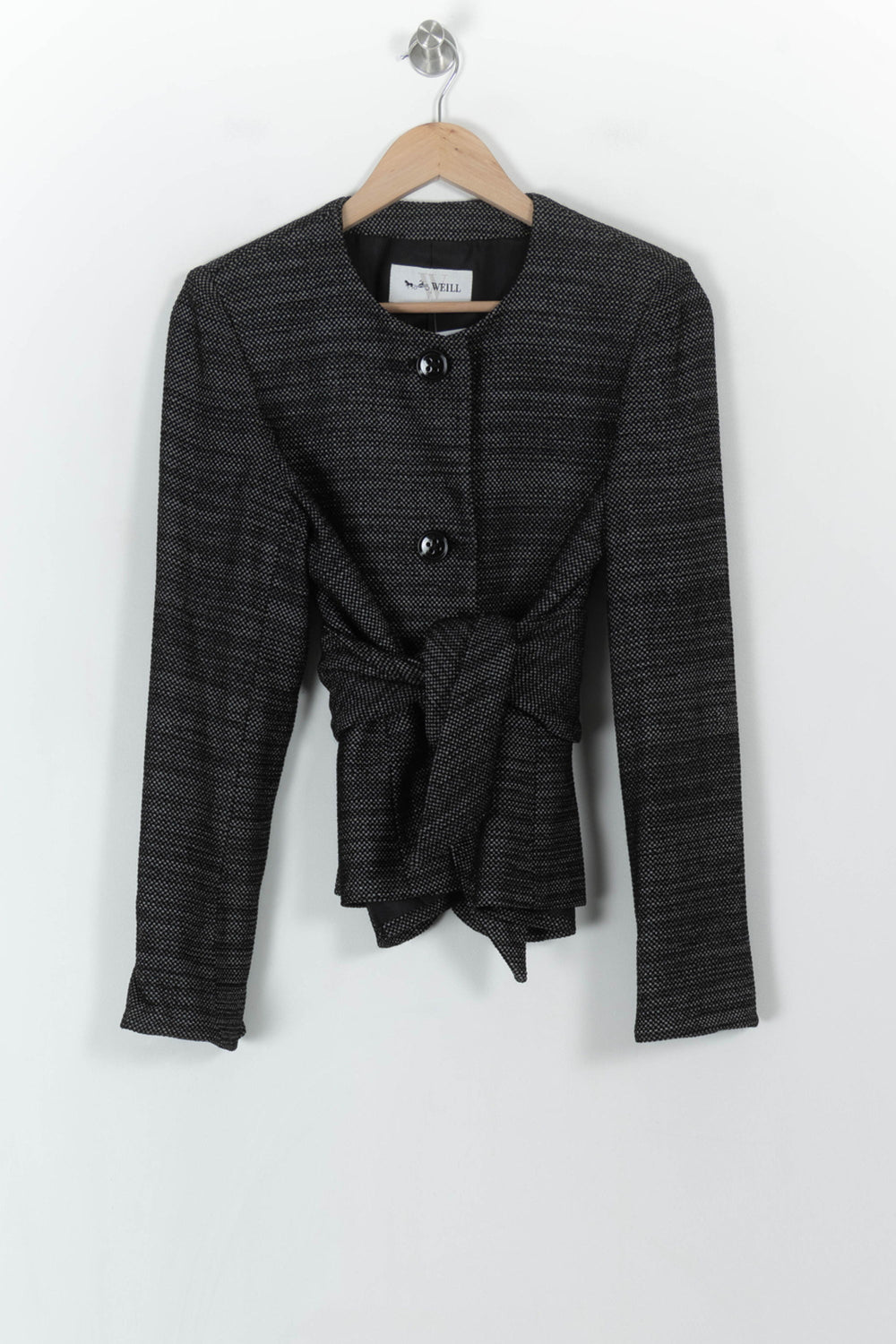 Veste Cintrée Noire - Taille L/40 de la marque Weill | PARAD120273 - Vendu par Paradigme - Image 2