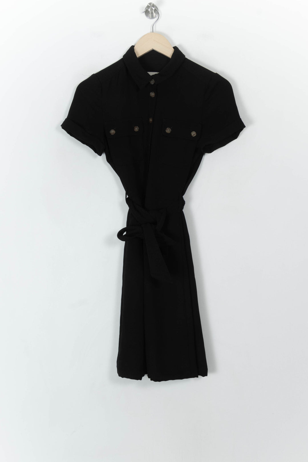 Robe Chemise Noire - Taille XS/34 de la marque Sézane | PARAD120274 - Vendu par Paradigme - Image 2
