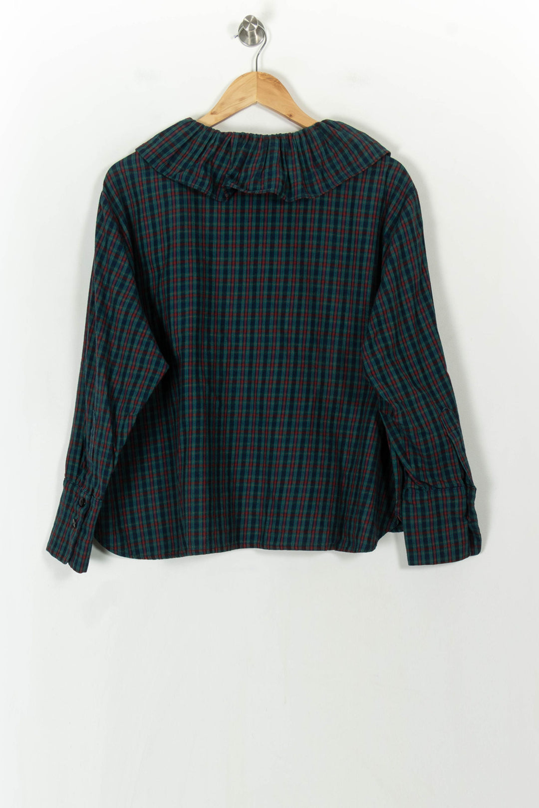 Blouse Verte et Rouge - Taille XL/42 de la marque Maison Guillemette | PARAD120276 - Vendu par Paradigme - Image 5