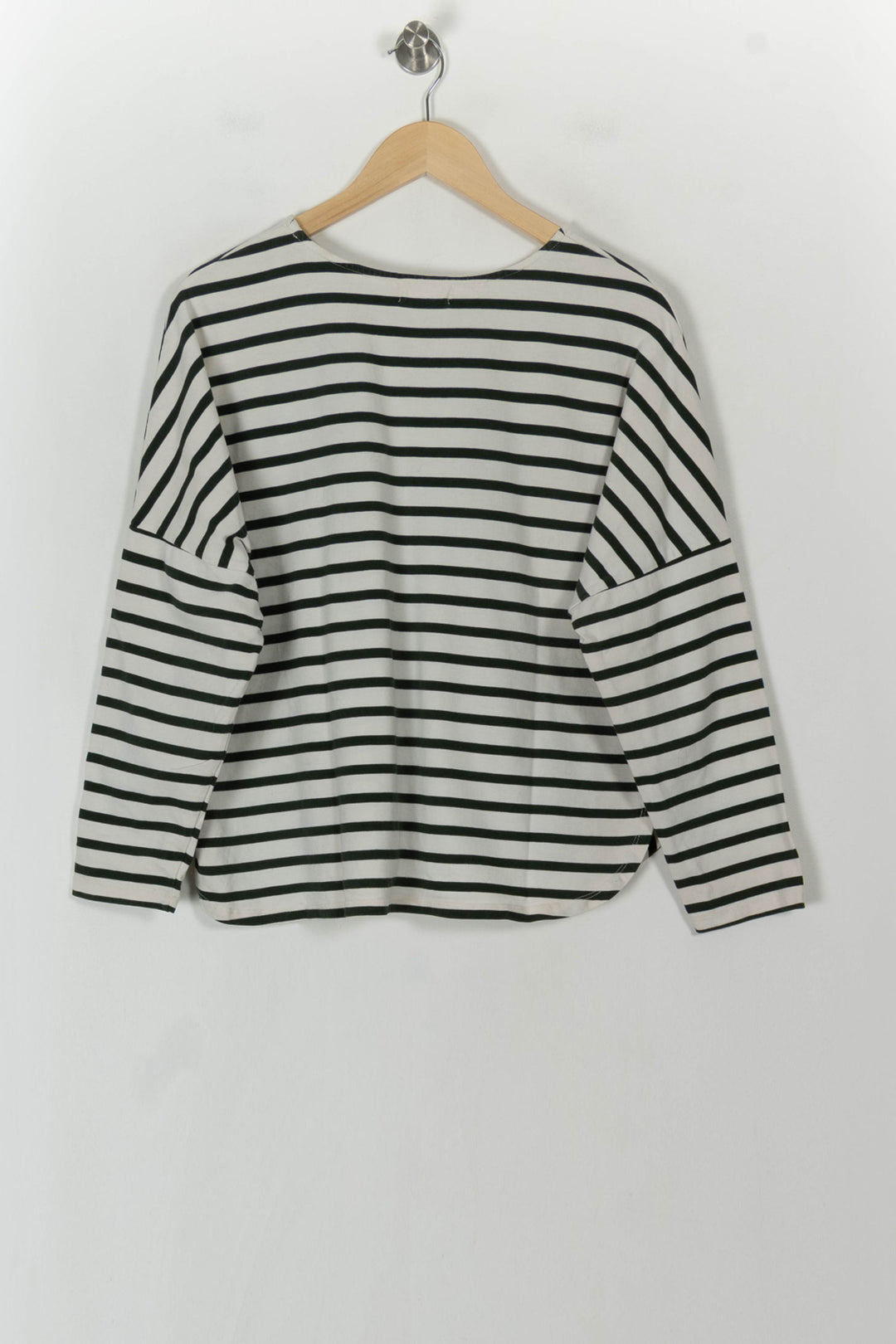 Marinière Blanche et Noire - Taille M/38 de la marque Des petits hauts | PARAD120277 - Vendu par Paradigme - Image 5