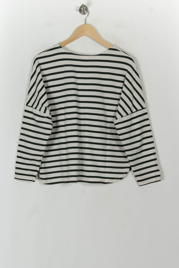 Marinière Blanche et Noire - Taille M/38 de la marque Des petits hauts | PARAD120277 - Vendu par Paradigme - Image 5