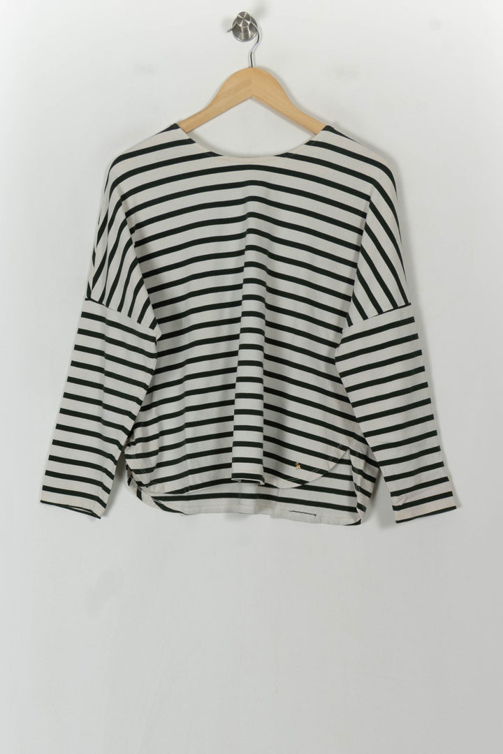 Marinière Blanche et Noire - Taille M/38 de la marque Des petits hauts | PARAD120277 - Vendu par Paradigme - Image 2