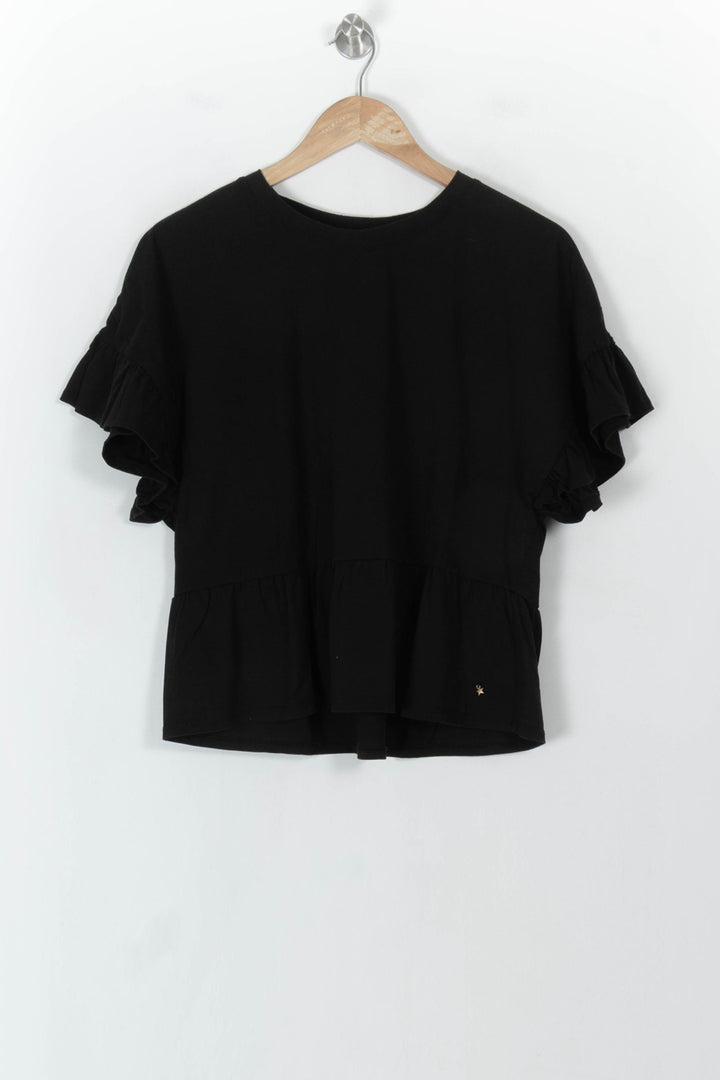 Blouse Noire - Taille L/40 de la marque Des petits hauts | PARAD120280 - Vendu par Paradigme - Image 2