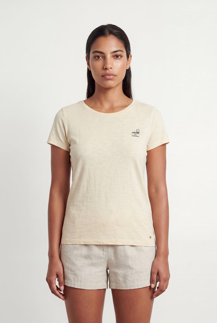 Tee-shirt Jaune - Taille L/40 de la marque Des petits hauts | PARAD120282 - Vendu par Paradigme - Image 1