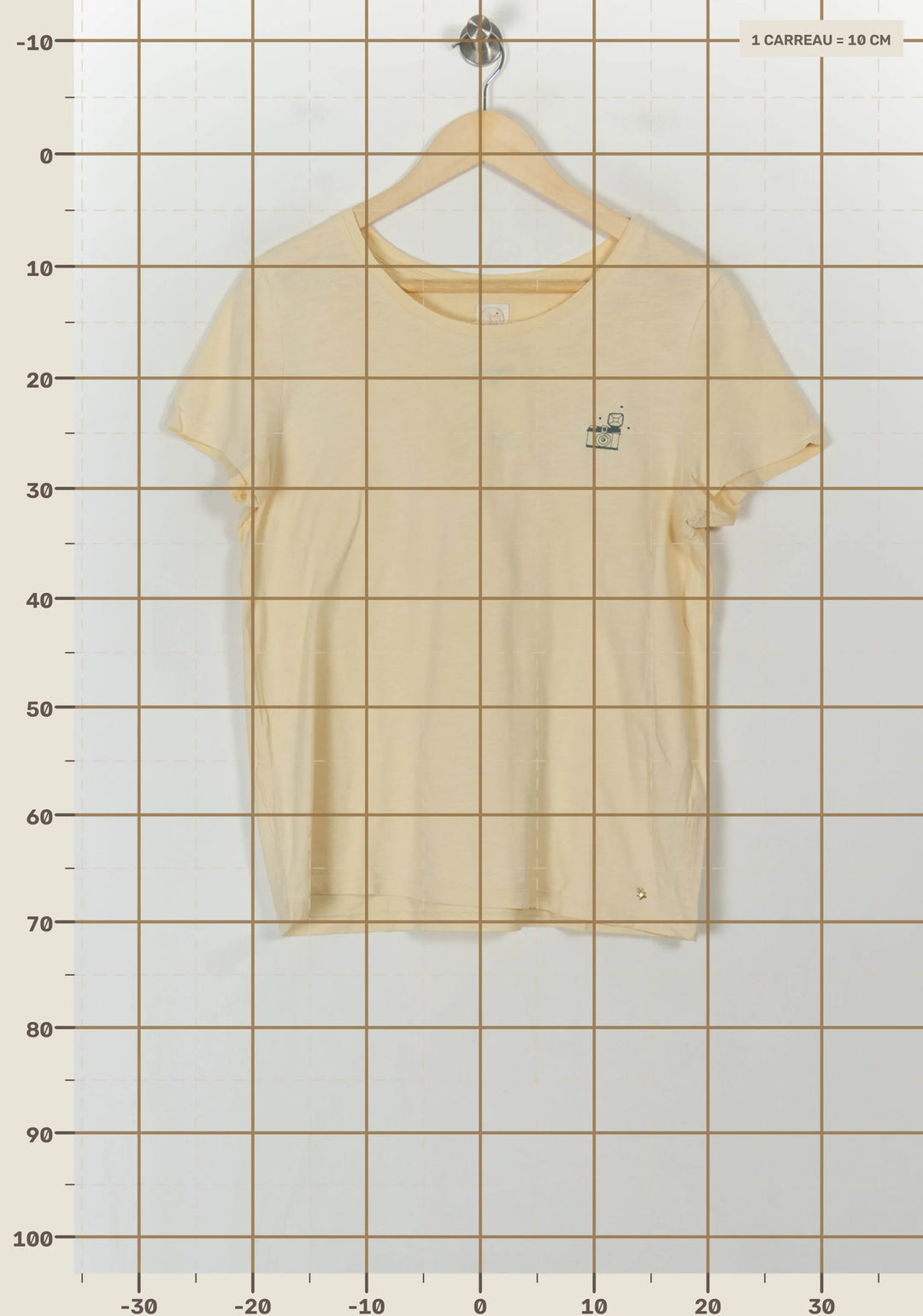 Tee-shirt Jaune - Taille L/40 de la marque Des petits hauts | PARAD120282 - Vendu par Paradigme - Image 4