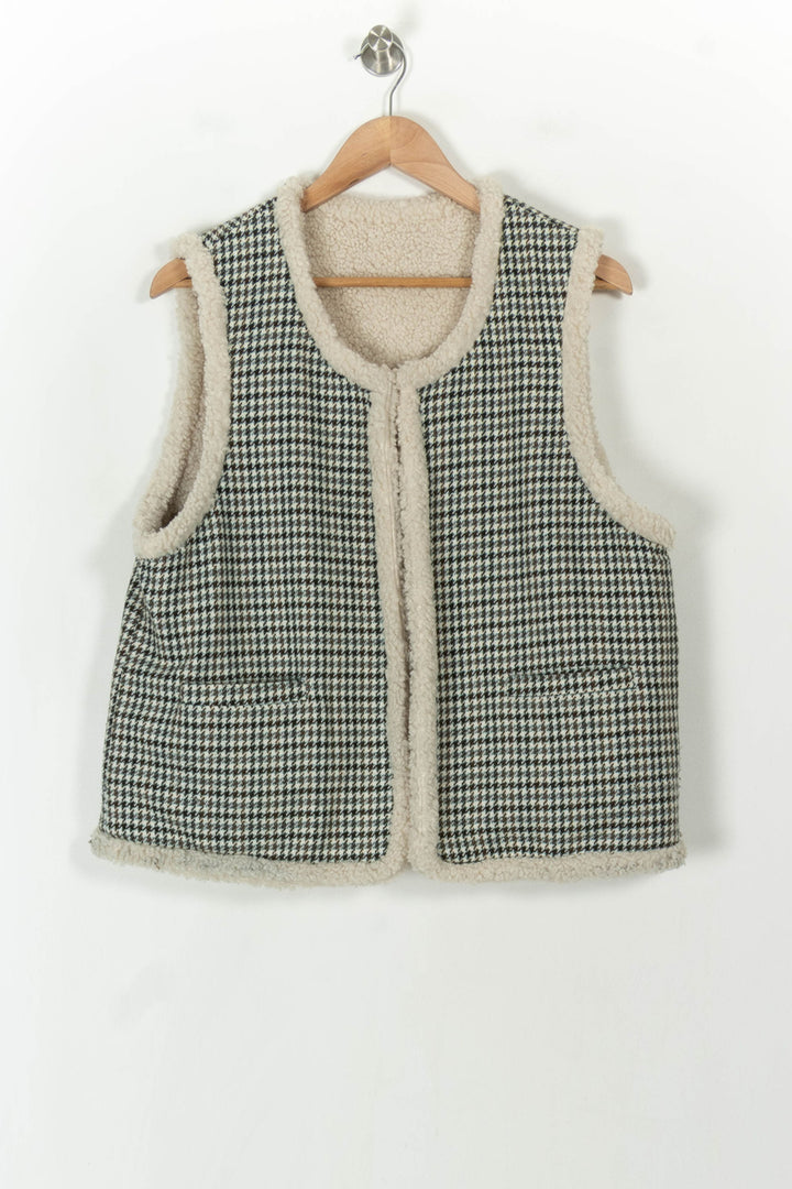 Gilet Sans Manches Beige et Noir - Taille L/40 de la marque Ekyog | PARAD120285 - Vendu par Paradigme - Image 2