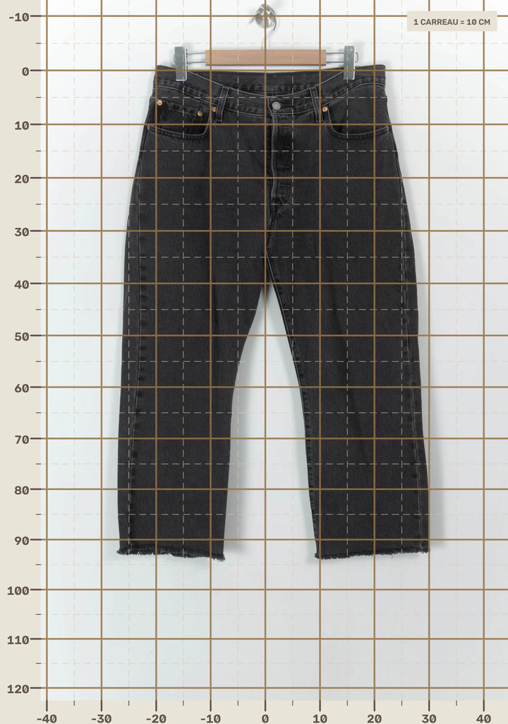 Jean Droit Gris - Taille XL/42 de la marque Levi&