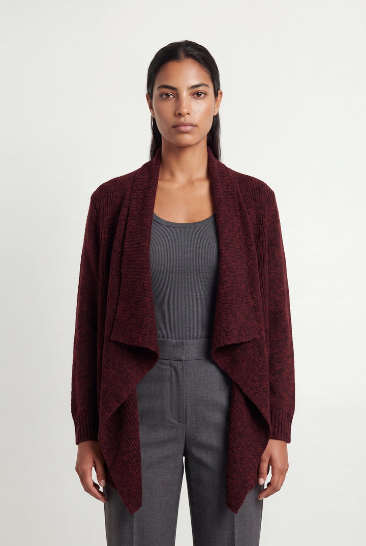 Cardigan Bordeaux - Taille L/40 de la marque The Kooples | PARAD120289 - Vendu par Paradigme - Image 1
