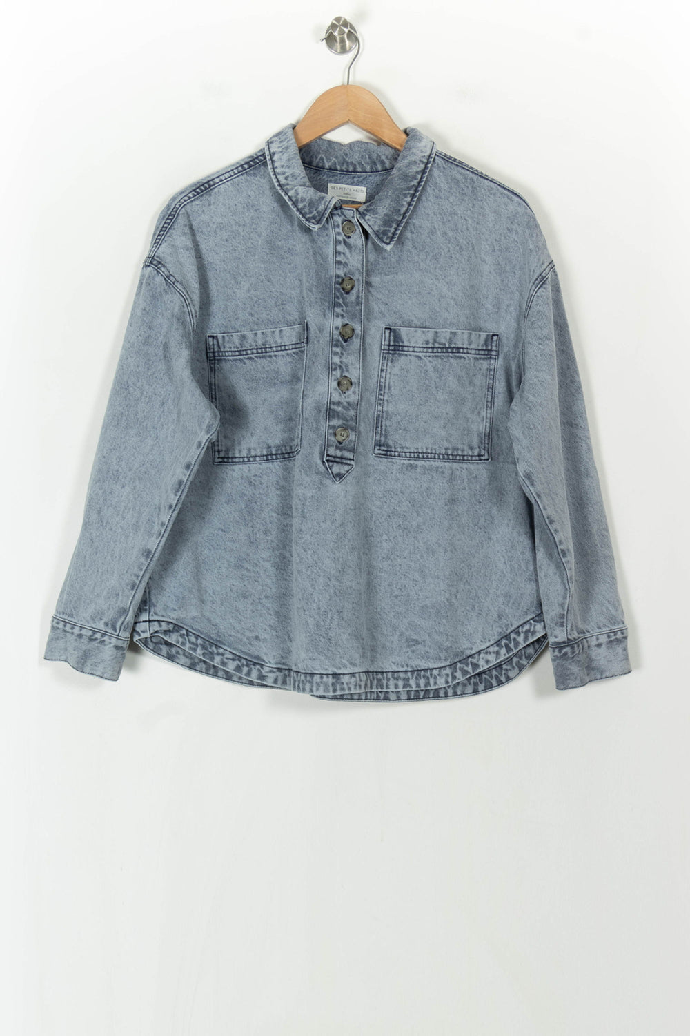 Chemise Bleue - Taille L/40 de la marque Des petits hauts | PARAD120290 - Vendu par Paradigme - Image 2