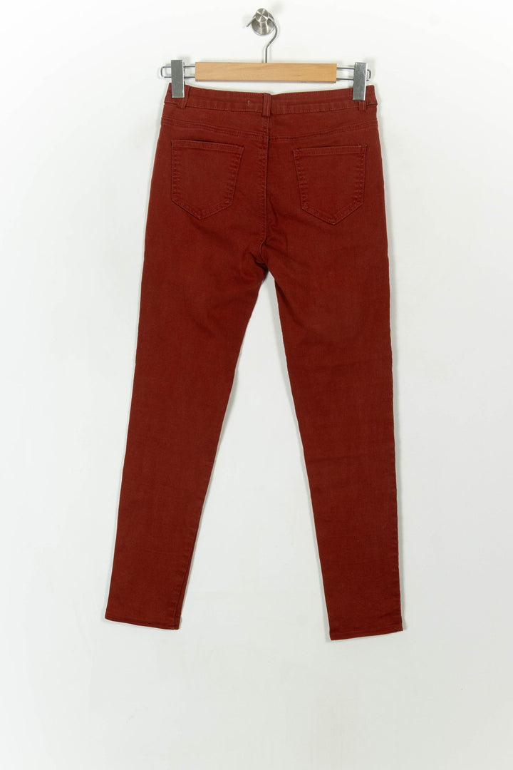Pantalon Skinny Bordeaux - Taille M/38 de la marque La Fée Maraboutée | PARAD120291 - Vendu par Paradigme - Image 5