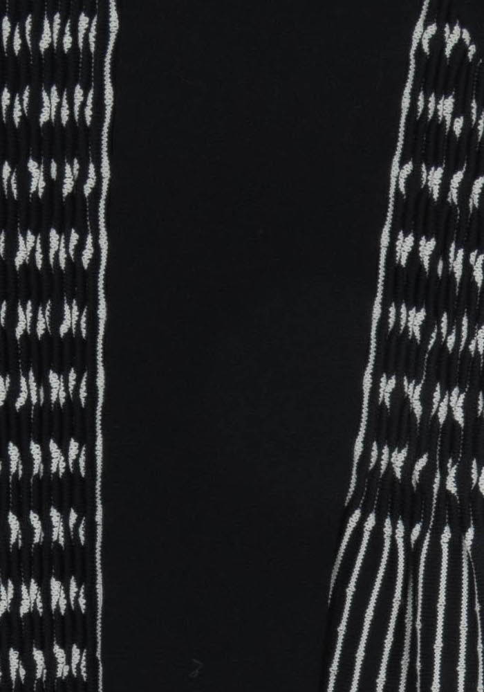 Robe Midi Noire et Blanche - Taille L/40 de la marque Rodier | PARAD120297 - Vendu par Paradigme - Image 3