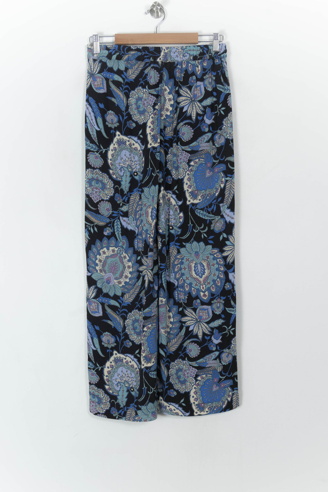Pantalon Large Bleu et Noir - Taille M/38 de la marque La Fée Maraboutée | PARAD120299 - Vendu par Paradigme - Image 5