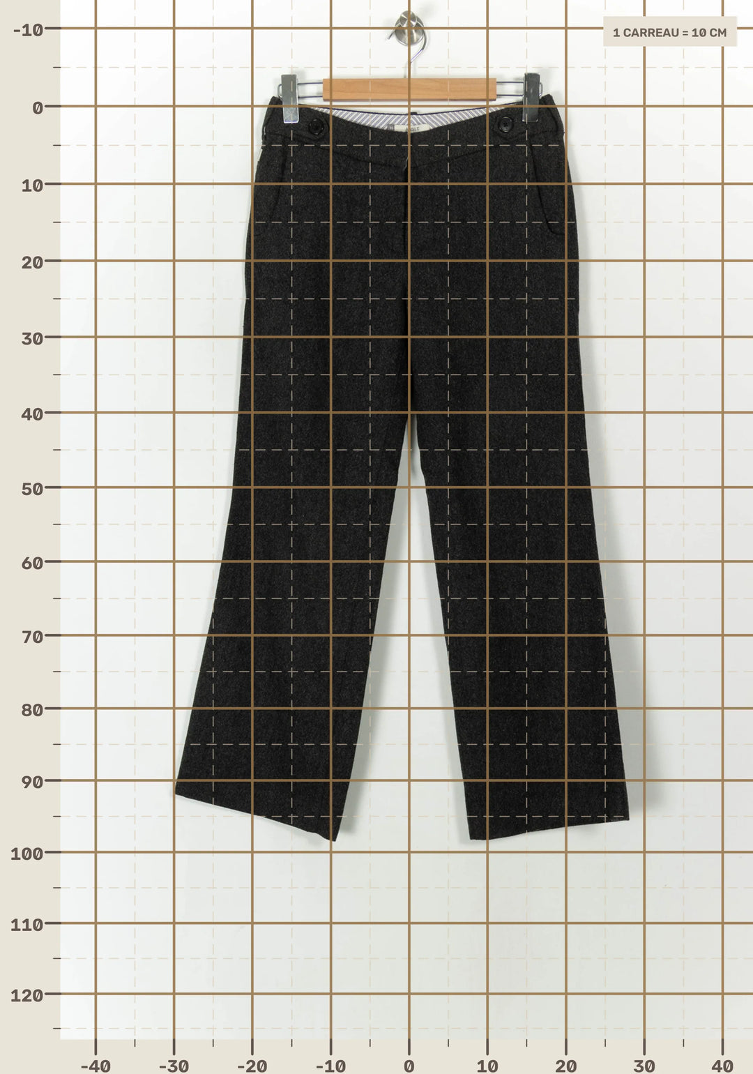 Pantalon Gris - Taille M/38 de la marque Aigle | PARAD120306 - Vendu par Paradigme - Image 4