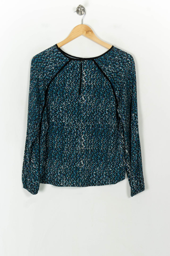 Blouse Bleue - Taille M/38 de la marque La Fée Maraboutée | PARAD120308 - Vendu par Paradigme - Image 5