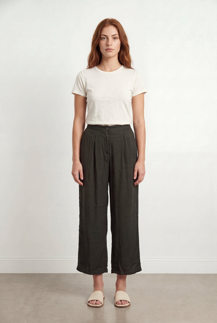 Pantalon Large Vert - Taille S/36 de la marque American Vintage | PARAD120311 - Vendu par Paradigme - Image 1