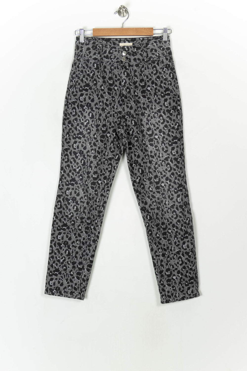 Jean Gris et Noir - Taille S/36 de la marque Sézane | PARAD120314 - Vendu par Paradigme - Image 2