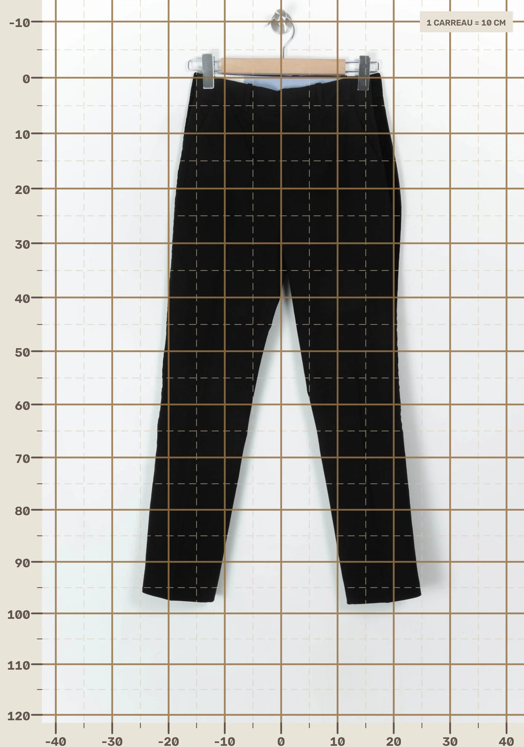 Pantalon Noir - Taille XS/34 de la marque Léon &amp; Harper | PARAD120315 - Vendu par Paradigme - Image 4