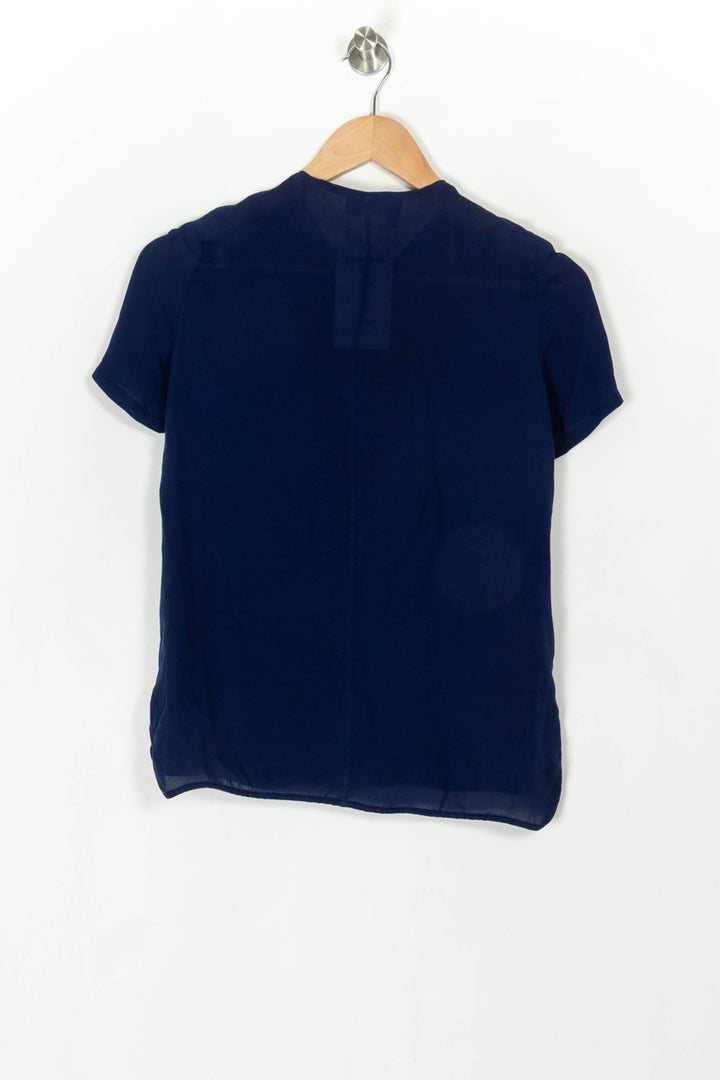 Blouse Bleue - Taille XS/34 de la marque The Kooples | PARAD120317 - Vendu par Paradigme - Image 5