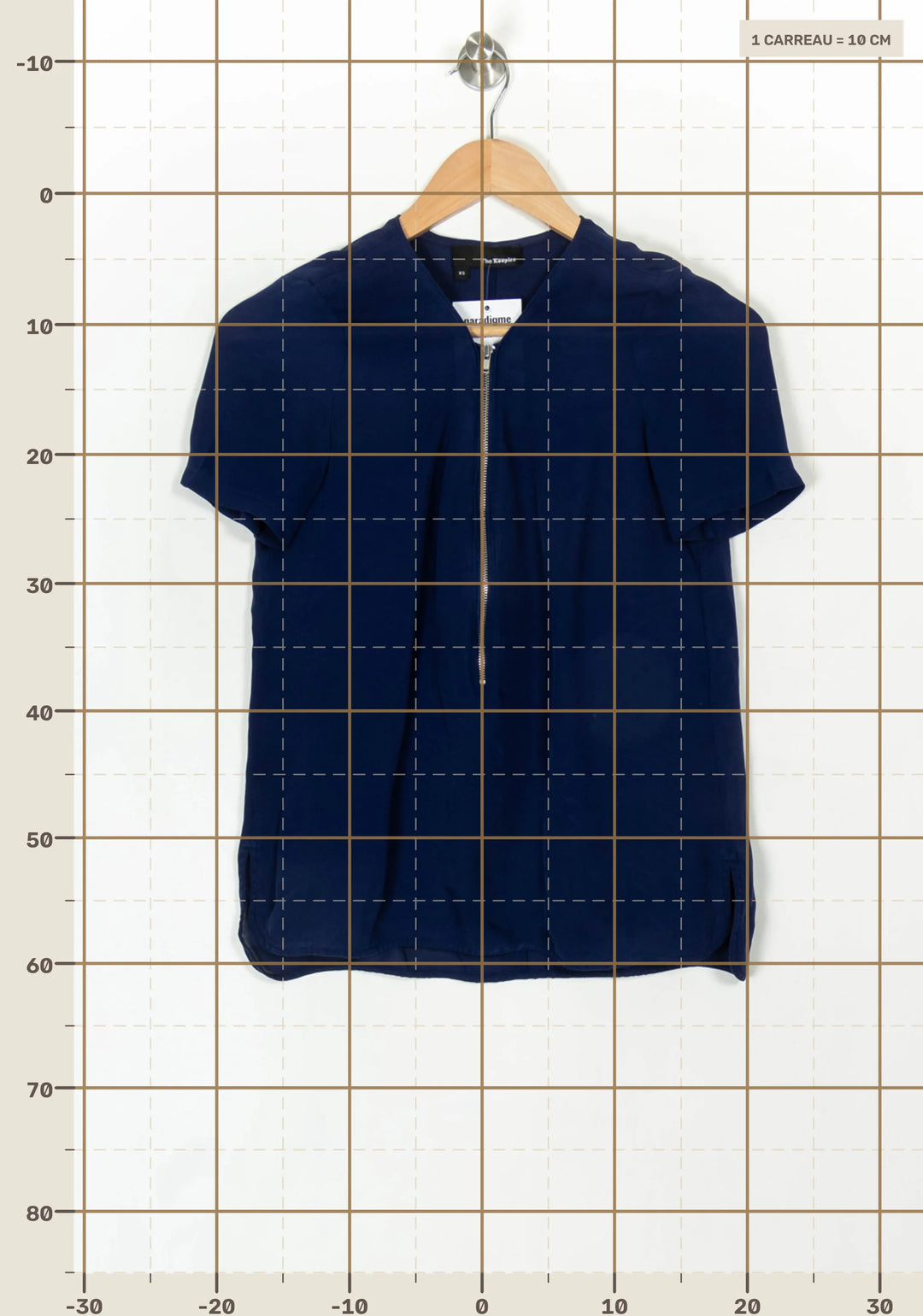 Blouse Bleue - Taille XS/34 de la marque The Kooples | PARAD120317 - Vendu par Paradigme - Image 4