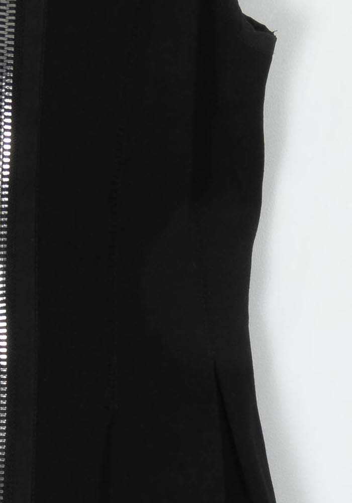 Robe Zippée Noire - Taille S/36 de la marque Maje | PARAD120319 - Vendu par Paradigme - Image 3