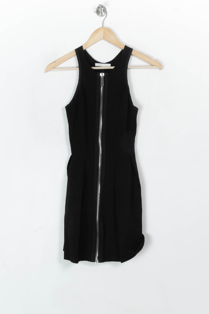 Robe Zippée Noire - Taille S/36 de la marque Maje | PARAD120319 - Vendu par Paradigme - Image 2