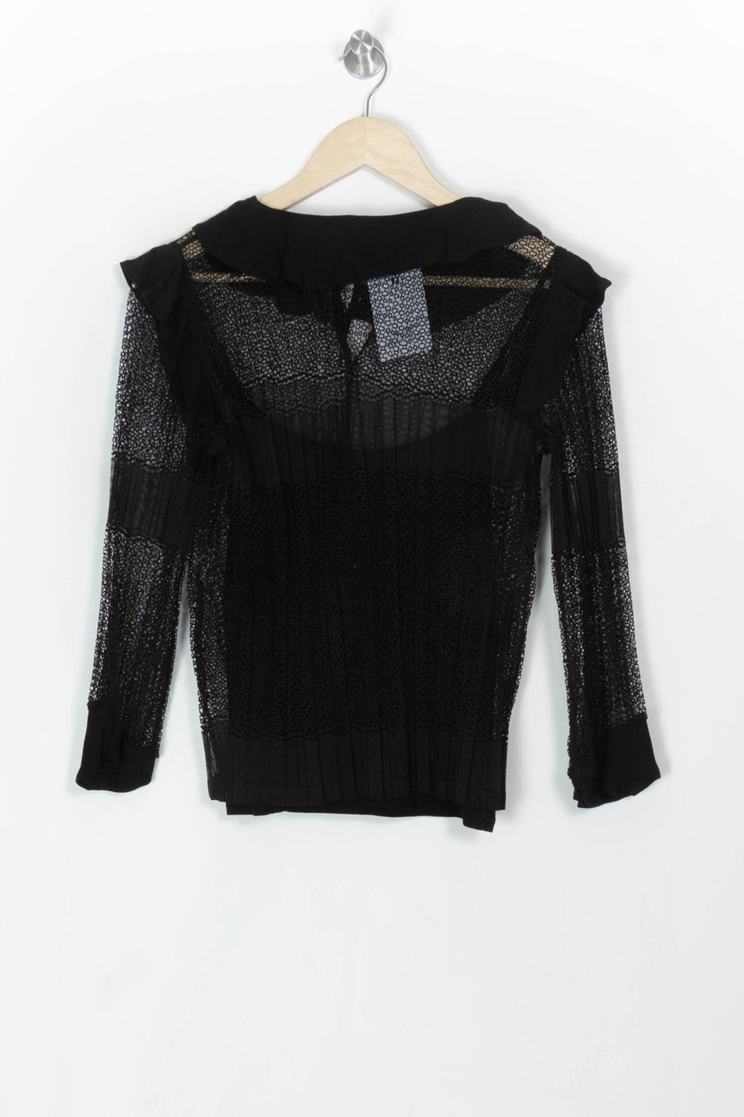 Blouse Noire - Taille S/36 de la marque Maje | PARAD120323 - Vendu par Paradigme - Image 5