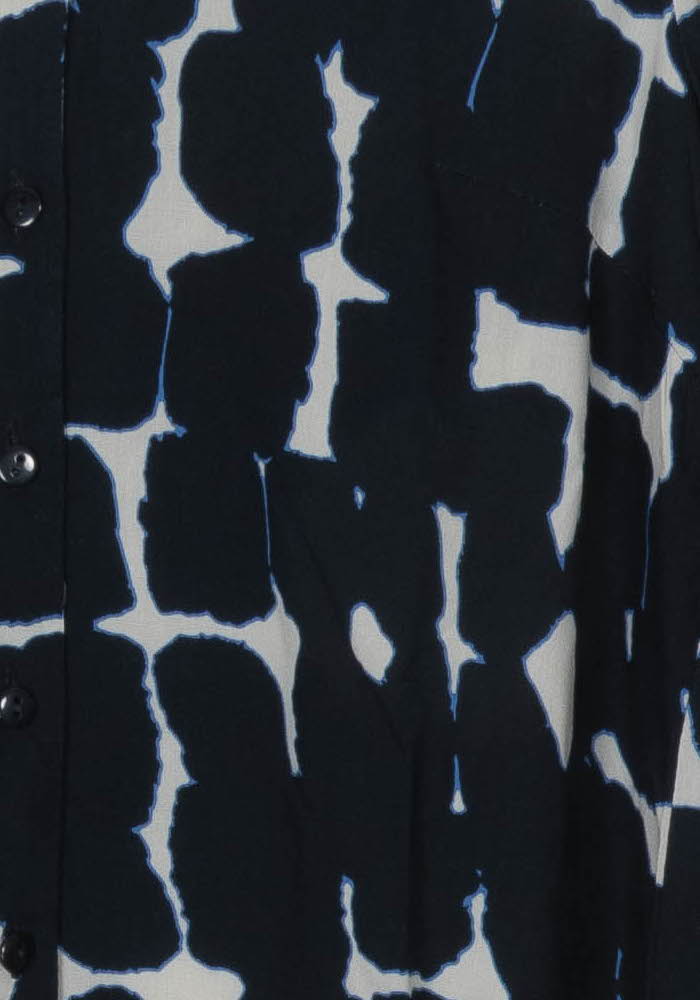 Blouse Bleu et Blanc - Taille M/38 de la marque La Fée Maraboutée | PARAD120325 - Vendu par Paradigme - Image 3