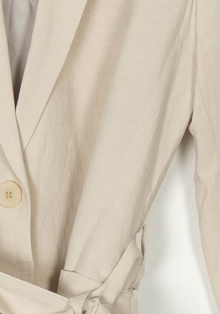 Blazer Beige - Taille S/36 de la marque La Fée Maraboutée | PARAD120327 - Vendu par Paradigme - Image 3