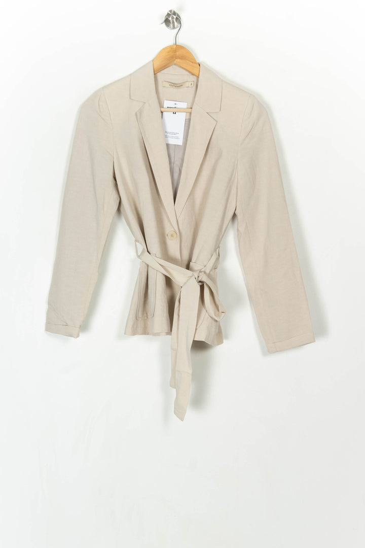 Blazer Beige - Taille S/36 de la marque La Fée Maraboutée | PARAD120327 - Vendu par Paradigme - Image 2