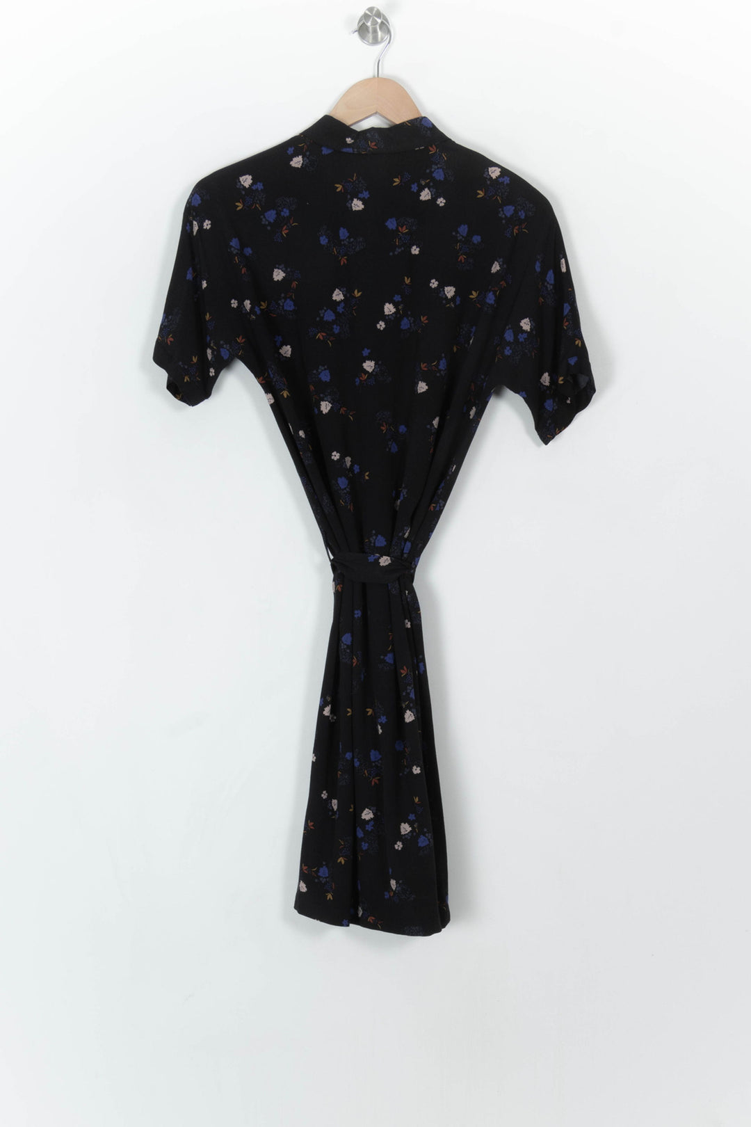 Robe Chemise Noire et Bleue - Taille S/36 de la marque Sessùn | PARAD120338 - Vendu par Paradigme - Image 5