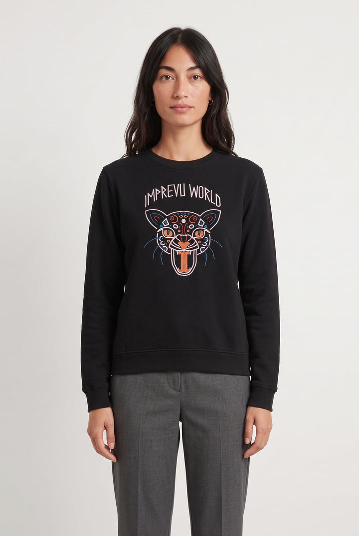 Sweat Noir - Taille S/36 de la marque Imprevu | PARAD120341 - Vendu par Paradigme - Image 1