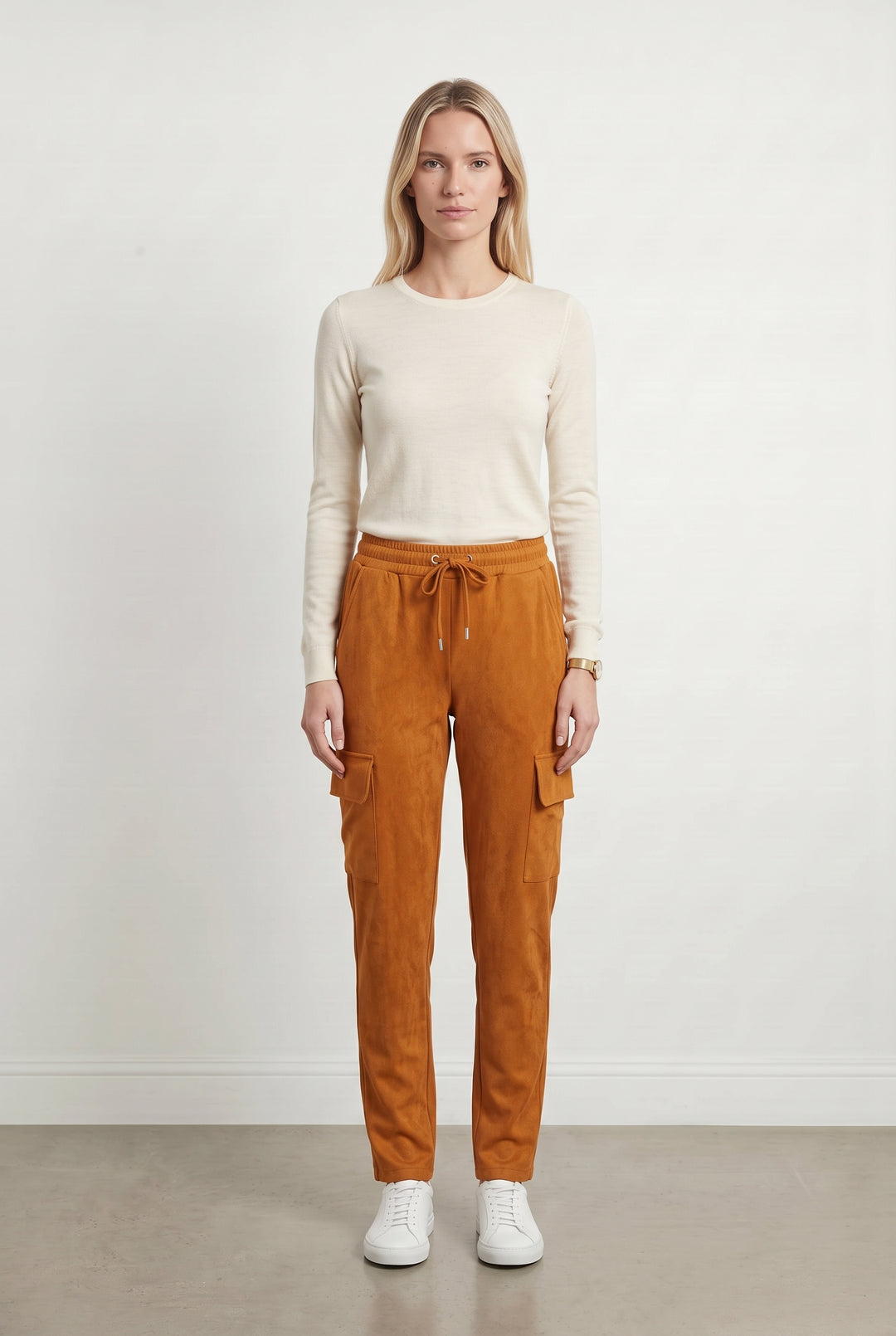 Pantalon Cargo Orange - Taille S/36 de la marque Imprevu | PARAD120343 - Vendu par Paradigme - Image 1