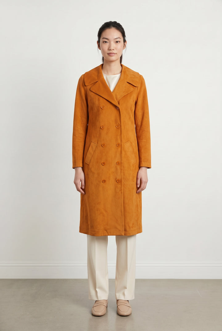 Trench Orange - Taille S/36 de la marque Imprevu | PARAD120344 - Vendu par Paradigme - Image 1