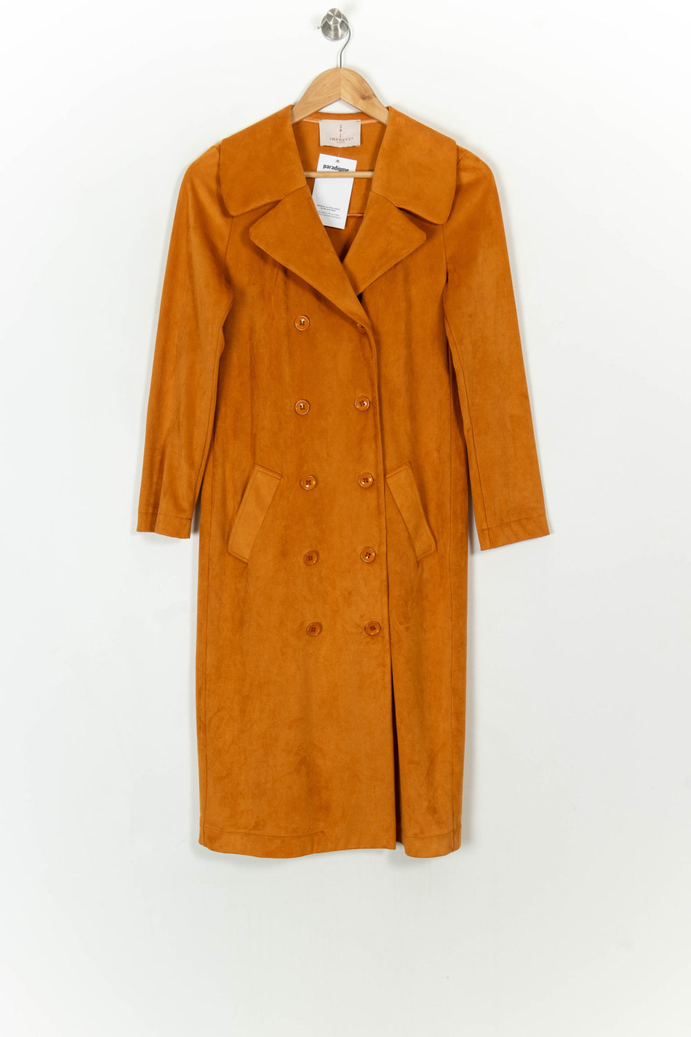 Trench Orange - Taille S/36 de la marque Imprevu | PARAD120344 - Vendu par Paradigme - Image 2