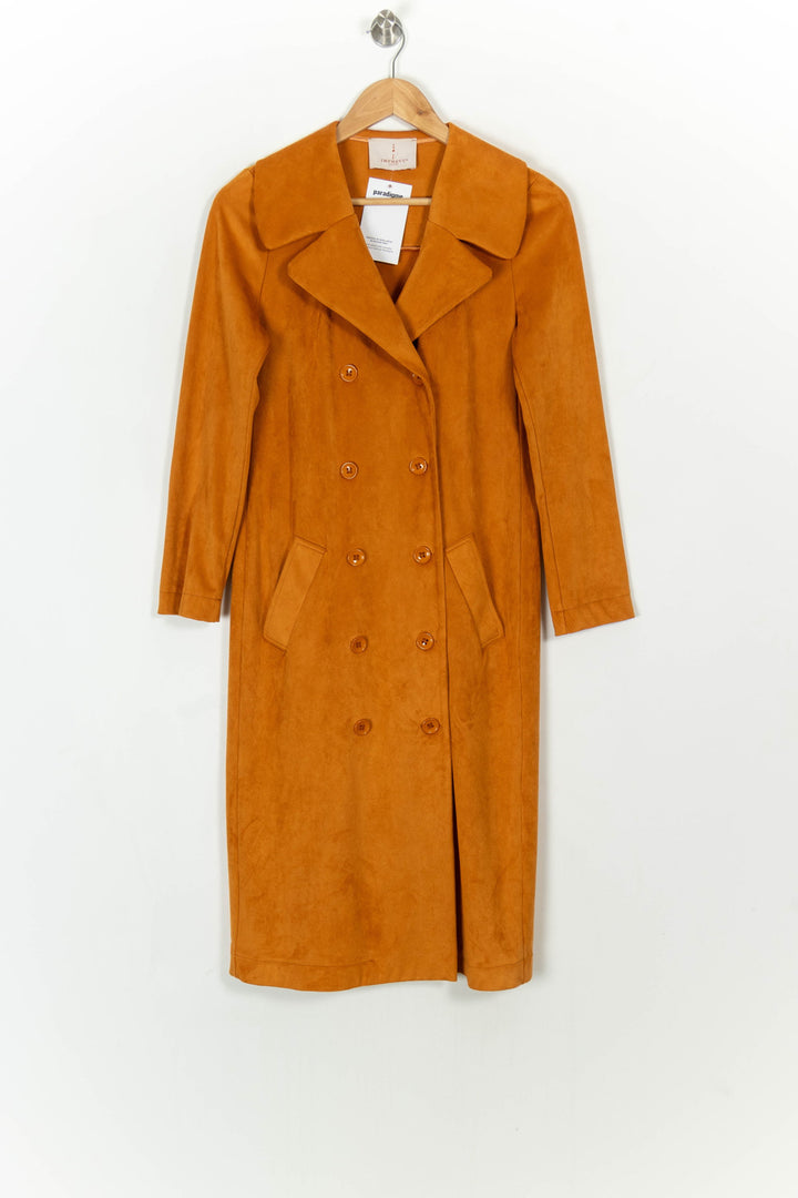 Trench Orange - Taille S/36 de la marque Imprevu | PARAD120344 - Vendu par Paradigme - Image 2