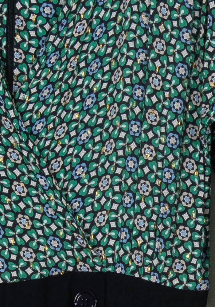 Combinaison Verte et Noire - Taille M/38 de la marque La Fée Maraboutée | PARAD120348 - Vendu par Paradigme - Image 3